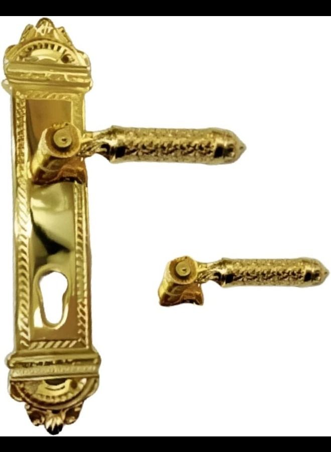 عباسلي قفل باب خشبي ومقبض باب للمداخل والأبواب الداخلية - Image 1