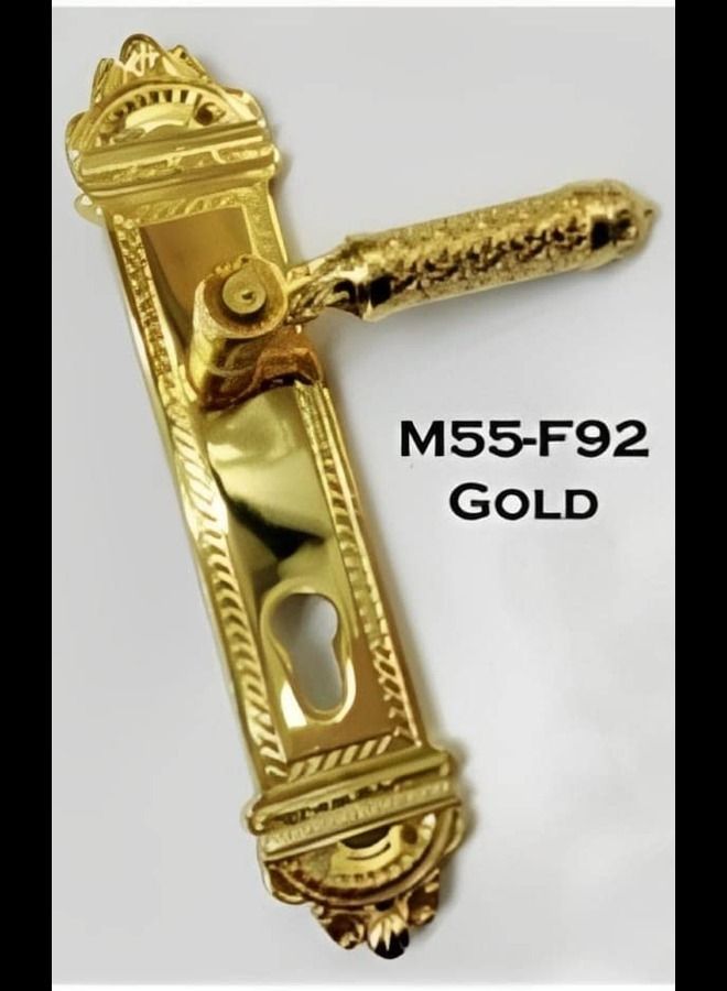 عباسلي قفل باب خشبي ومقبض باب للمداخل والأبواب الداخلية - Image 2