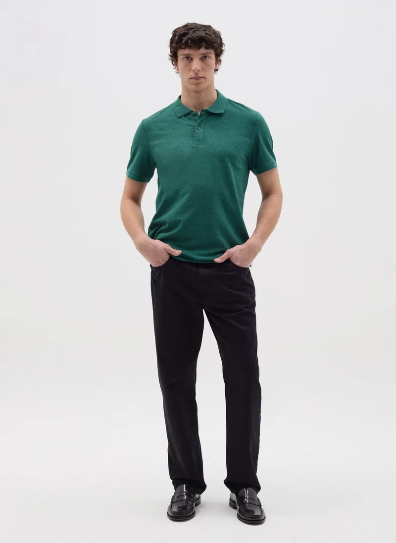 Ovs Regular-Fit Polo Shirt In Cotton