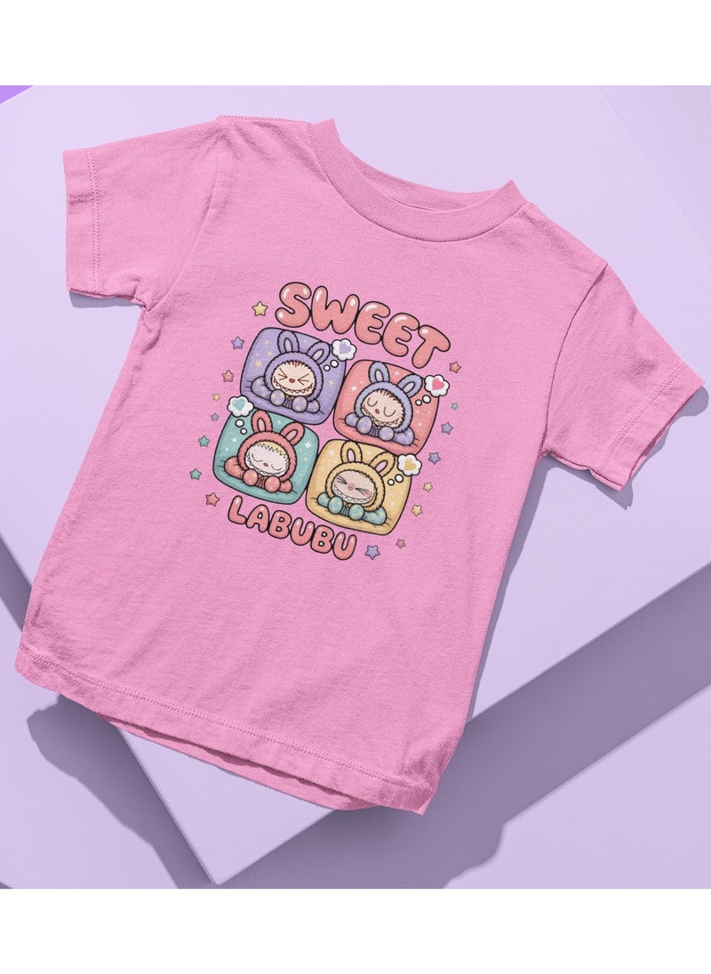 ZOOM Sweet & Fluffy Labubu unisex kid's t-shirt 