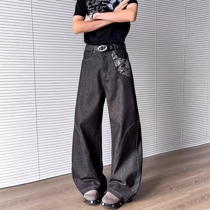 Unisex Casual Daily Denim Jeans - Image 5