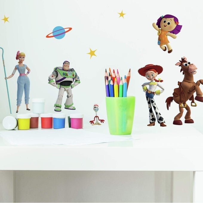 DISNEY PIXAR TOY STORY 4 PEEL AND STICK WALL DECALS BY RMK4008SCS