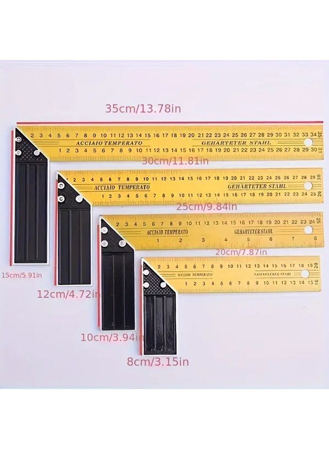 Heavy Duty Metal 90 Degree Right Angle Square Tool 200 Color Ergonomic Handle - Image 3