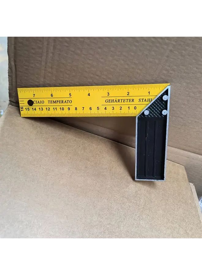 Heavy Duty Metal 90 Degree Right Angle Square Tool 200 Color Ergonomic Handle - Image 1