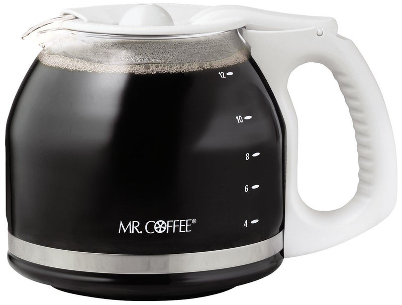Mr. coffee إبريق زجاجي بديل لـ 12 كوب من مستر كوفي، أبيض - Image 1
