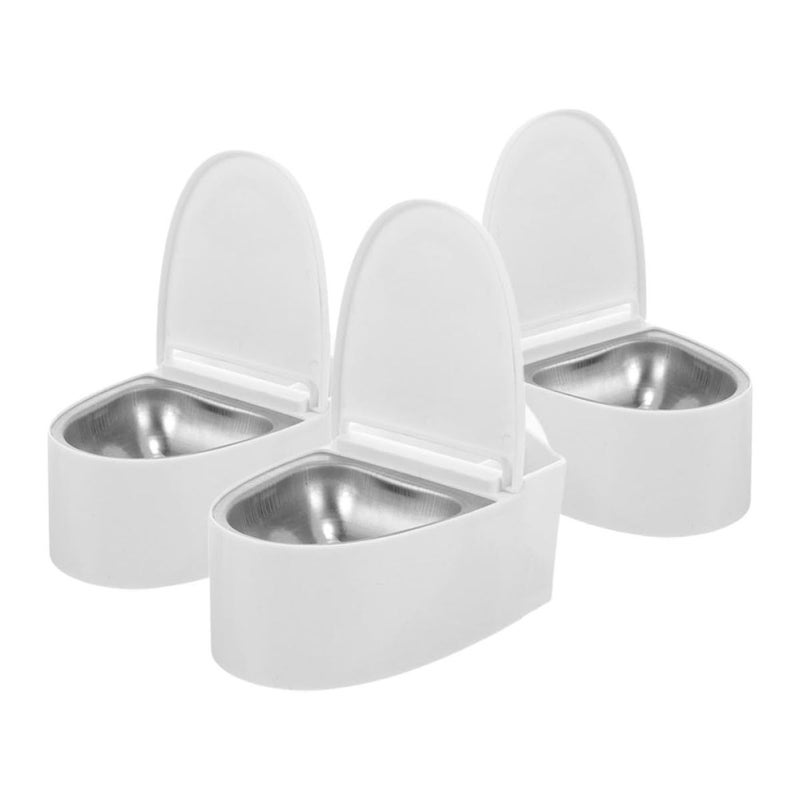 3Pcs Wall Mounted Ashtray With Lid Flip Top Design For Bathroom Office Indoor Smoking Ash Holder - Image 2