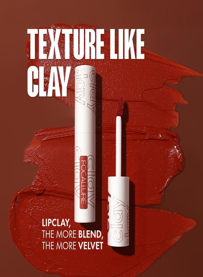 Focallure Ture Matte Lip Clay Liquid Lipstick-103, Soft Velvet Finish, Smoothens Out Lip Texture, Comfortable, Fade Resistant for Lasting Wear, 2gm - Image 5