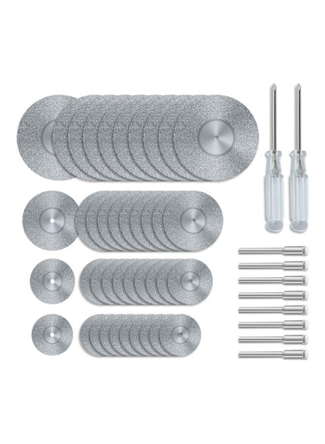 NIBEMINENT 50-Piece Saw Blade Set Silver  - Image 1