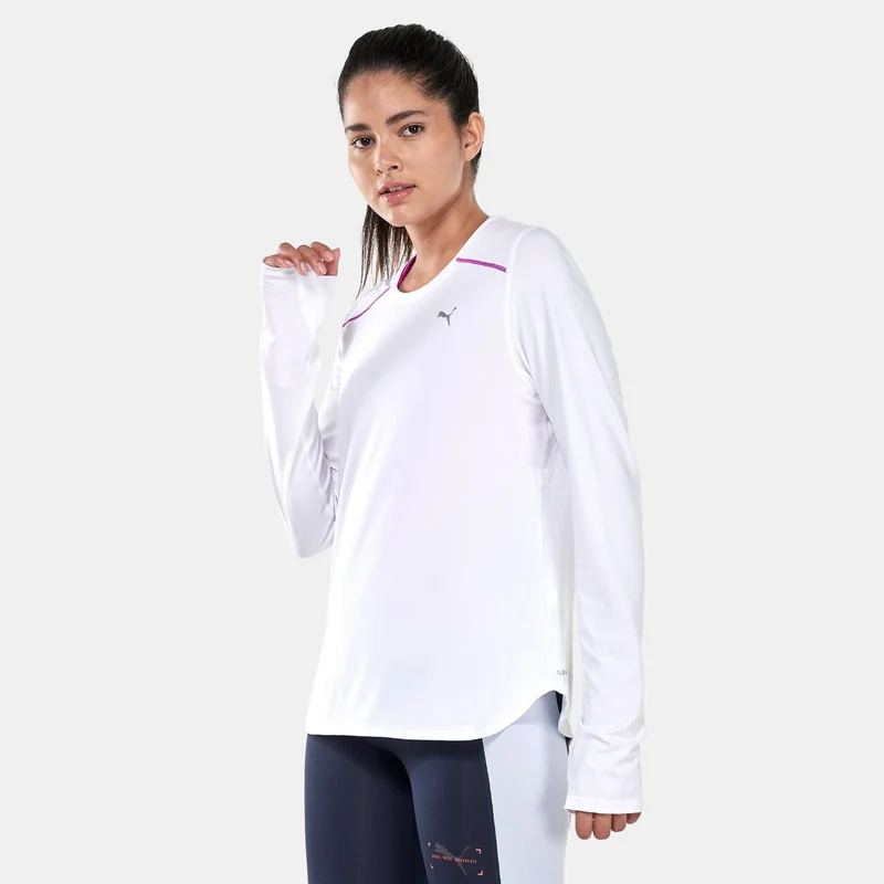 PUMA Women's Run Cloudspun Marathon Long Sleeve T-Shirt