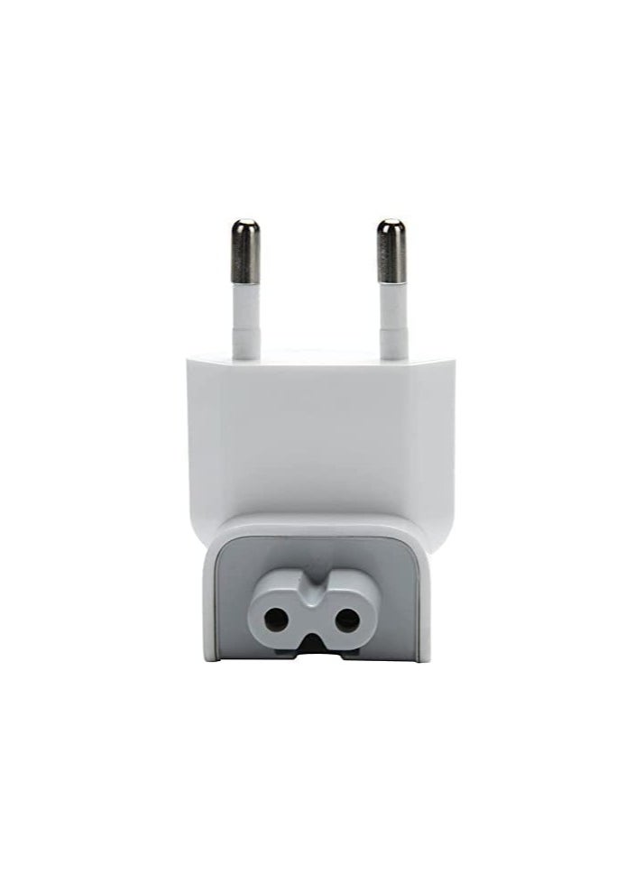 erorex AC Power Adapter UK/EU/US Wall Folding Plug Duck Head Charge Adapter UAE Standard Plug Duck Head for MacBook Pro/for MacBook Air/for Mac iBook/for iPhone/for iPod/etc (2 Pack) (EU Plug)  - Image 3
