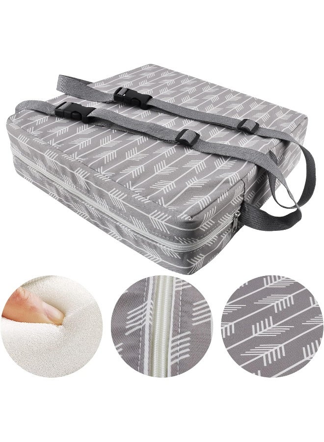 SUNMALL Dining Chair Heightening Cushion Portable Dismountable Adjustable Highchair Booster for Baby Toddler Kids Infant Washable Thick Chair Seat Pad Mat - Image 2