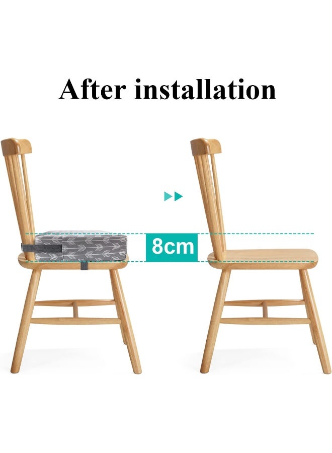 SUNMALL Dining Chair Heightening Cushion Portable Dismountable Adjustable Highchair Booster for Baby Toddler Kids Infant Washable Thick Chair Seat Pad Mat - Image 5