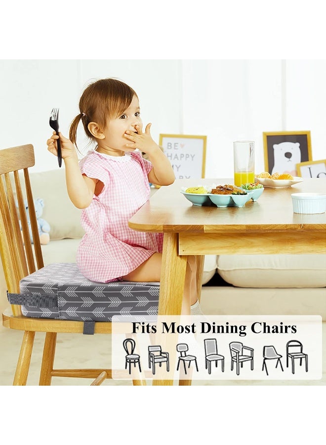 SUNMALL Dining Chair Heightening Cushion Portable Dismountable Adjustable Highchair Booster for Baby Toddler Kids Infant Washable Thick Chair Seat Pad Mat - Image 4