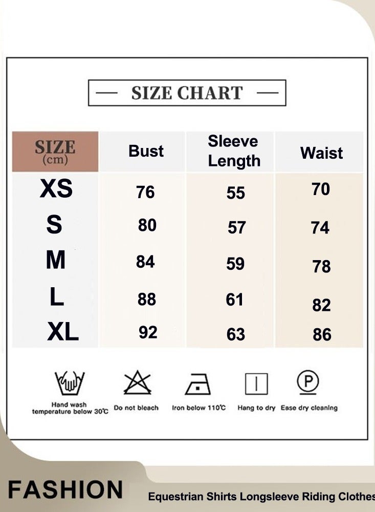general Horse Riding Long Sleeve Shirt Women Equestran Training Clothes Rider Show Top Quick Drying Zipper Base Layer T-shirt - Image 3