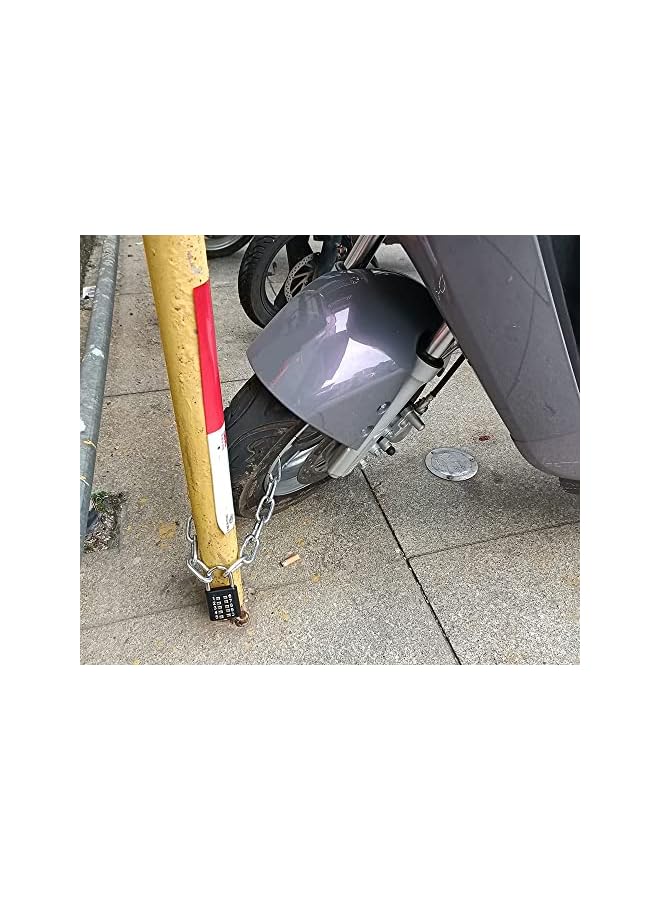 PROMASS Padlock - Digits Combination Lock,Button Combination Security Padlock Digital Lock, for Gym or Sports Locker, case, Toolbox, Fence, hasp Cabinet (Black) - Image 4