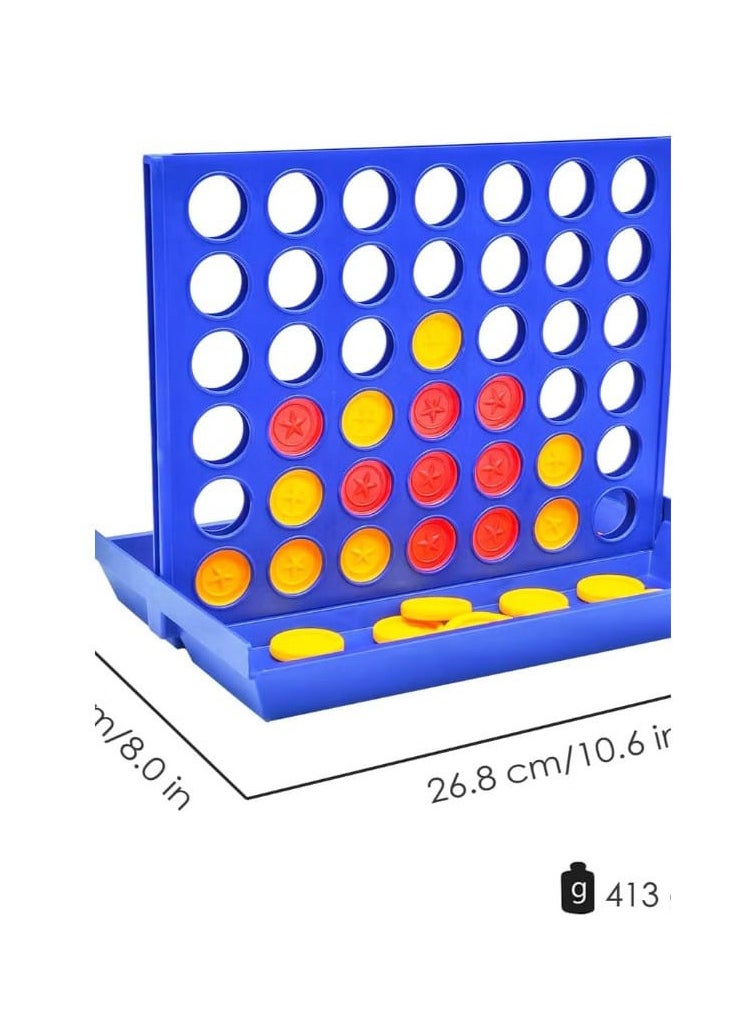 Generic - Pop Go 4 Win Battle Game, Four Wins Large - 6 Replacement Chips Included, Four Wins, Game for Kids Ages 3 and Up 4 5 6 Years (Size L) - Image 1