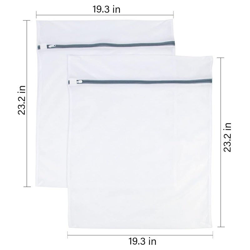 Casaphoria Casaphoria Set of 2 Travel Laundry Bags for Dirty Clothes for Luggage Extra Large Lingerie Fine Mesh Wash Bags for Delicates Bra Large Laundry Bags for Washing Machine Underwear Laundry Wash Bag  - Image 4