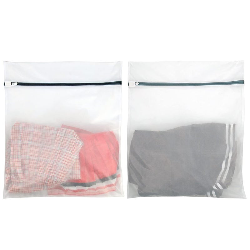 Casaphoria Casaphoria Set of 2 Travel Laundry Bags for Dirty Clothes for Luggage Extra Large Lingerie Fine Mesh Wash Bags for Delicates Bra Large Laundry Bags for Washing Machine Underwear Laundry Wash Bag  - Image 2