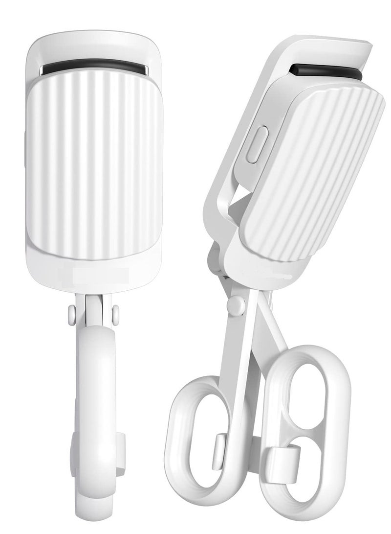 Portable Electric Heated Eyelash Curler Quick Rechargeable Travel Lash Curler for Long Lasting Makeup - Image 1