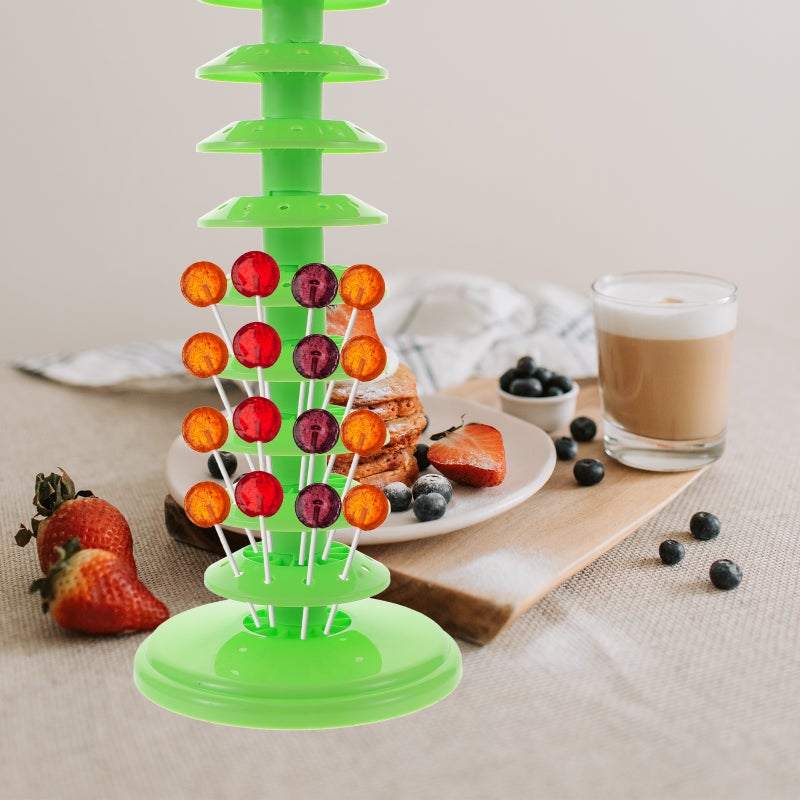 Cake Stand Multiple Holes Lollipop Holder Lollipop Display Stand Cake Drying Stand - Image 4