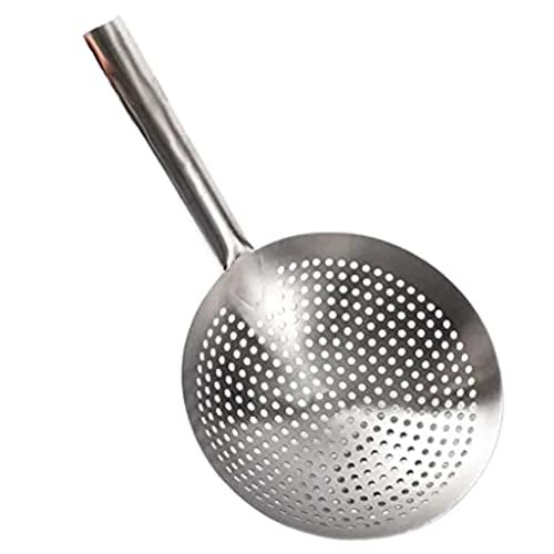 Bridge2shopping Stainless Steel Stir Fry Skimmer, Mandarin Strainer for Commercial Purpose 11 INCH Diameter - Image 1