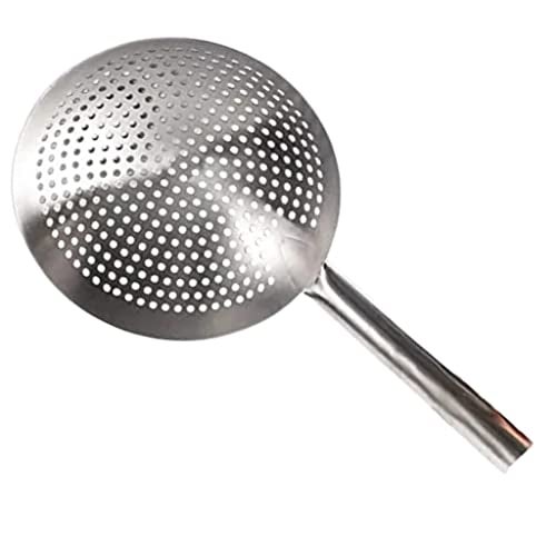 Bridge2shopping Stainless Steel Stir Fry Skimmer, Mandarin Strainer for Commercial Purpose 11 INCH Diameter - Image 3