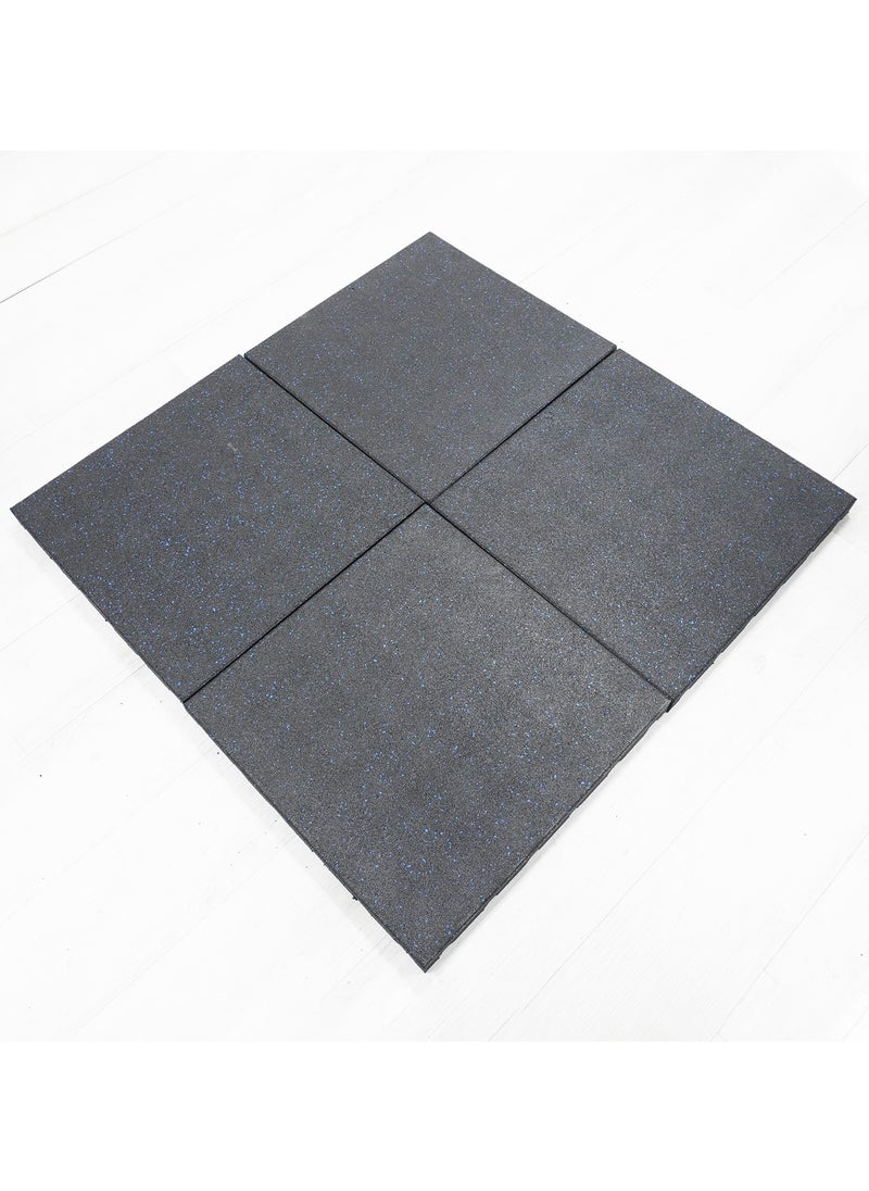 Yalla HomeGym - 40Mm Extra Thick Rubber Heavy-Duty Gym Floor Mat, Commercial Gym Rubber Floor Tiles Shock Absorbing 1 Squared Meter - Image 1
