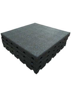 40Mm Extra Thick Rubber Heavy-Duty Gym Floor Mat, Commercial Gym Rubber Floor Tiles Shock Absorbing 1 Squared Meter