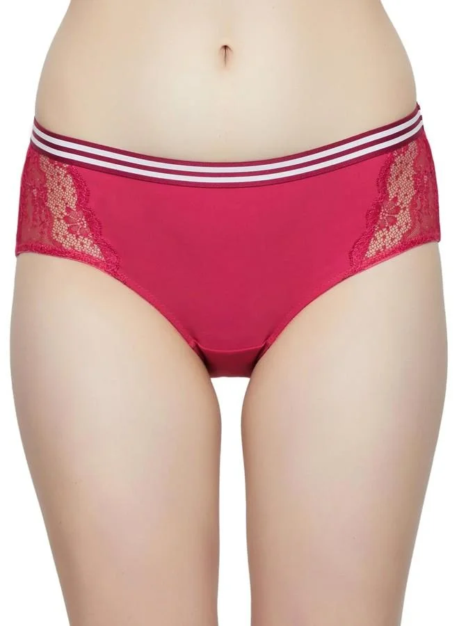 ترايامف Triumph Women's Polyamide Classic Hipster Panties (Pack of 1) (756I498_Red_S)