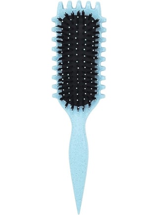 Alice Brush, Curly Hair Brush Styling, Wet Dry Detangler Hair Brush,  The Essential Tool For Shaping Styling Your Curls (Baby Blue) - Main Image