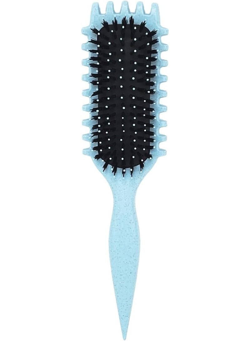 Alice - Brush, Curly Hair Brush Styling, Wet & Dry Detangler Hair Brush, The Essential Tool For Shaping & Styling Your Curls (Baby Blue) - Image 1