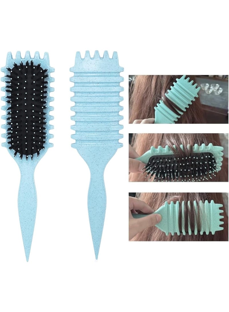 Alice - Brush, Curly Hair Brush Styling, Wet & Dry Detangler Hair Brush, The Essential Tool For Shaping & Styling Your Curls (Baby Blue) - Image 3
