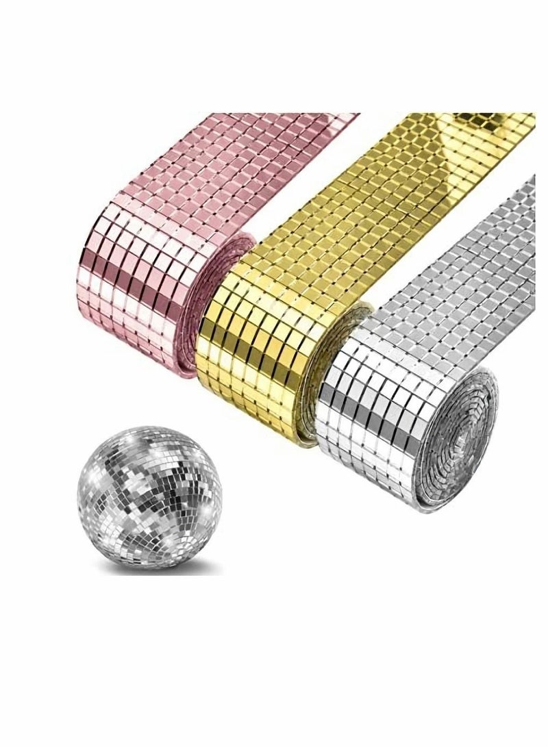 Excefore 1464 Pieces Self Adhesive Mini Square Glass, Decorative Craft DIY Accessory Mirrors Mosaic Tiles (silver) - Image 2