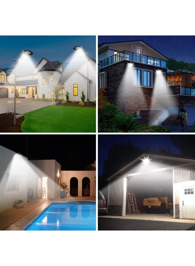 Bukela Solar Street Lights 3 Modes Solar Wall Lamp with Remote Control 84 LED solar Outdoor Lights with Motion Sensor solar Light for Garden Pathway Patio Fence Garage Balcony (2 Pack) - Image 5