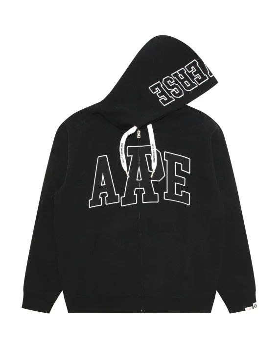 AAPE AAPEUNVS camo zip-up hoodie