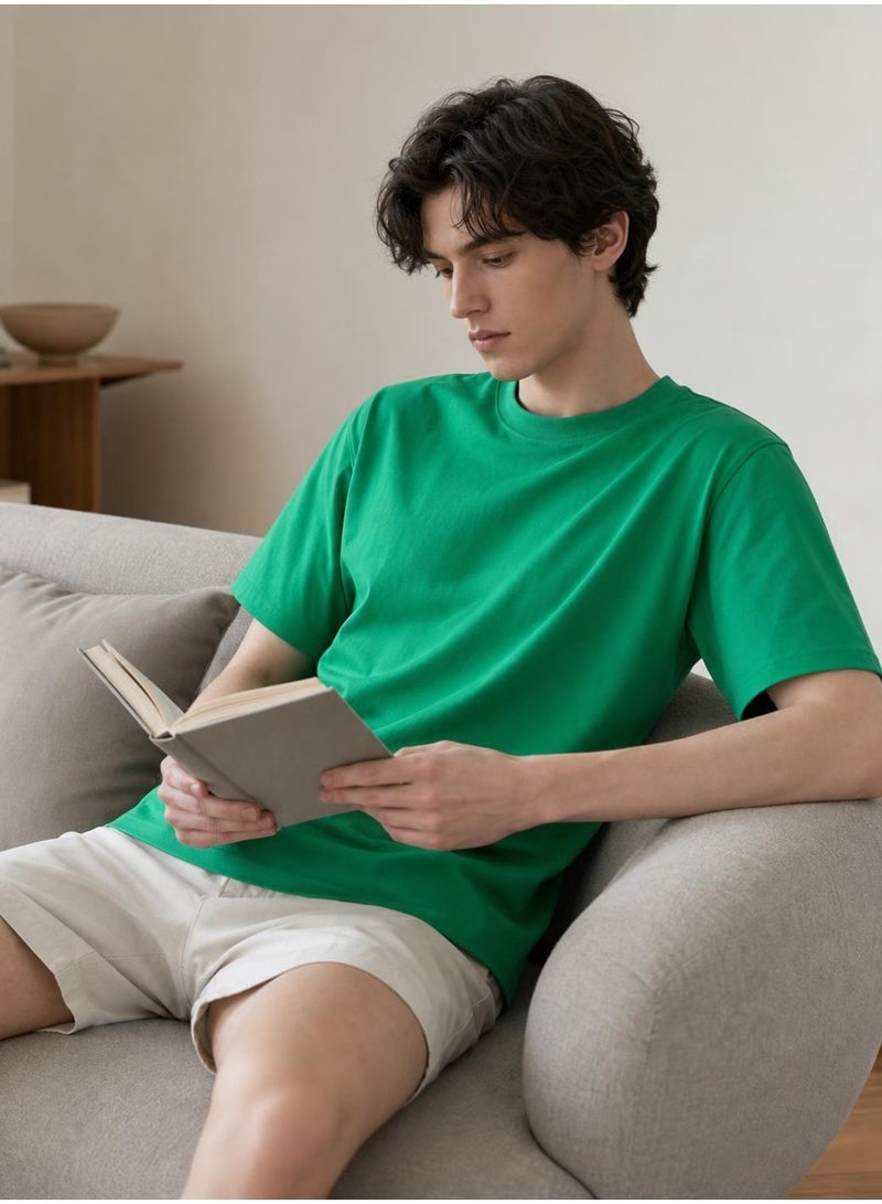 Men's Fashion Pure Cotton Printed Loose Fit T-Shirt - Image 5