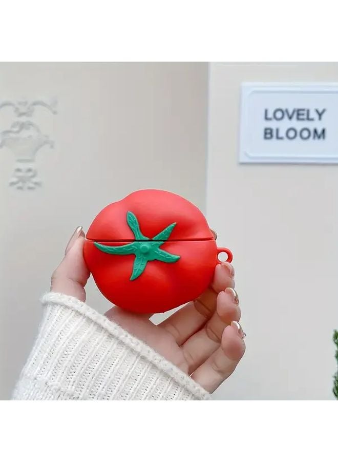 Tomato Style Airpods 1 2 Wireless Headphone Case Practical Storage Christmas Birthday Gift - Image 3