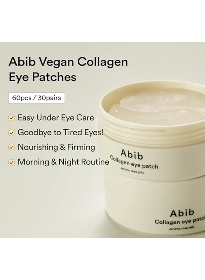 ابيب رقعة كولاجين للعين من جيريكو روز جيلي 60 رقعة، رقع كورية تحت العين للعيون المنتفخة والهالات السوداء، مضادة للتجاعيد، الكولاجين، الكافيين، النياسيناميد، السيراميد، مضادات الأكسدة، العناية بالبشرة - Image 3