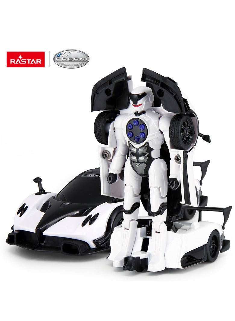 راستار سيارة قابلة للتحول بمقياس 1:32 مع أضواء وصوت - لعبة تحول بمفتاح واحد للأولاد والبنات، متعددة الألوان - هدية مثالية لأعياد الميلاد والكريسماس - Image 1