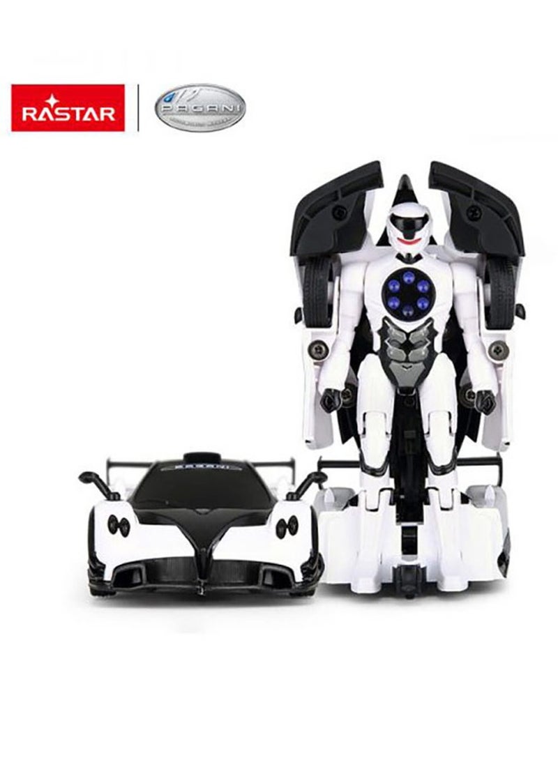 راستار سيارة قابلة للتحول بمقياس 1:32 مع أضواء وصوت - لعبة تحول بمفتاح واحد للأولاد والبنات، متعددة الألوان - هدية مثالية لأعياد الميلاد والكريسماس - Image 2