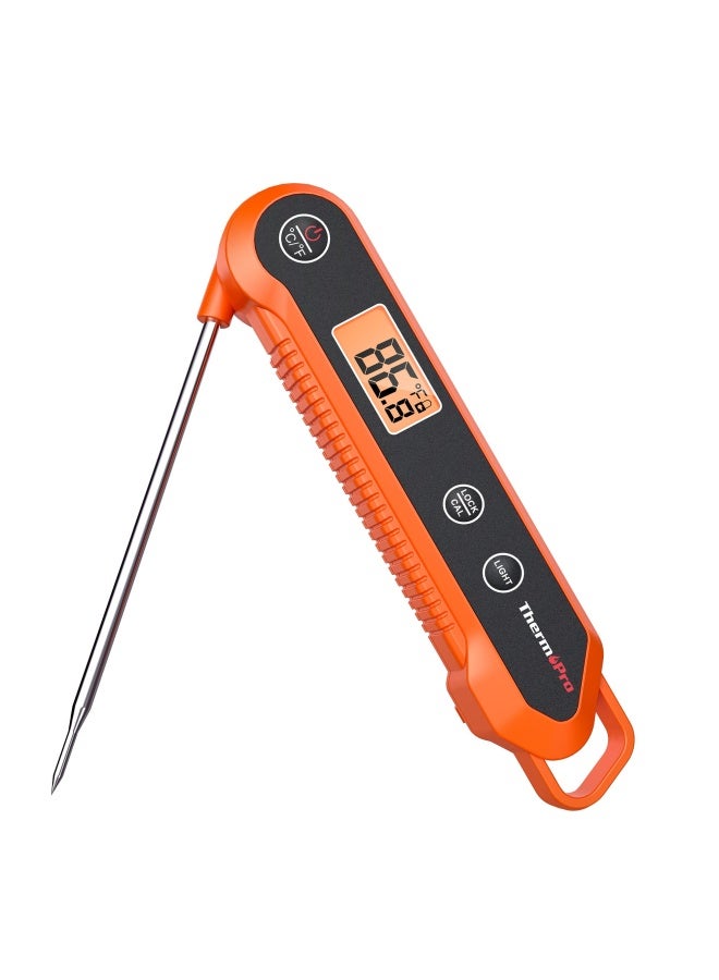 ThermoPro Tp03H Digital Instant Read Meat Thermometer For Grilling Waterproof Kitchen Food Thermometer With Calibration And Backlight Smoker Oil Fry Candy Thermometer - Image 1