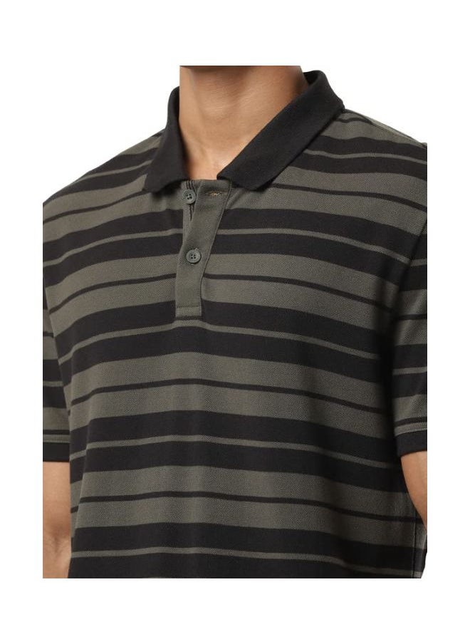 JOCKEY Jockey US93 Men Super Combed Cotton Rich Striped Polo T Shirt  - Image 5