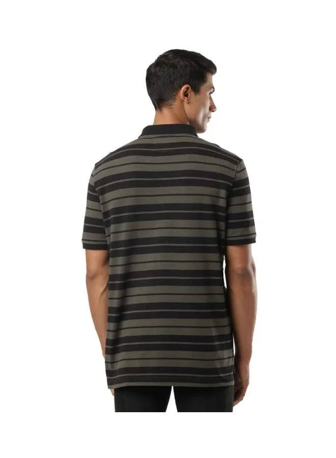 JOCKEY US93 Men Super Combed Cotton Rich Striped Polo T Shirt
