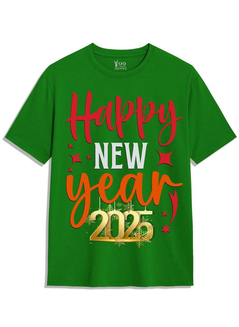Yoo Street Happy New Year 2025 T-Shirt – Celebrate the Start of a Brand New Year with Joy, Hope, and Fresh Beginnings