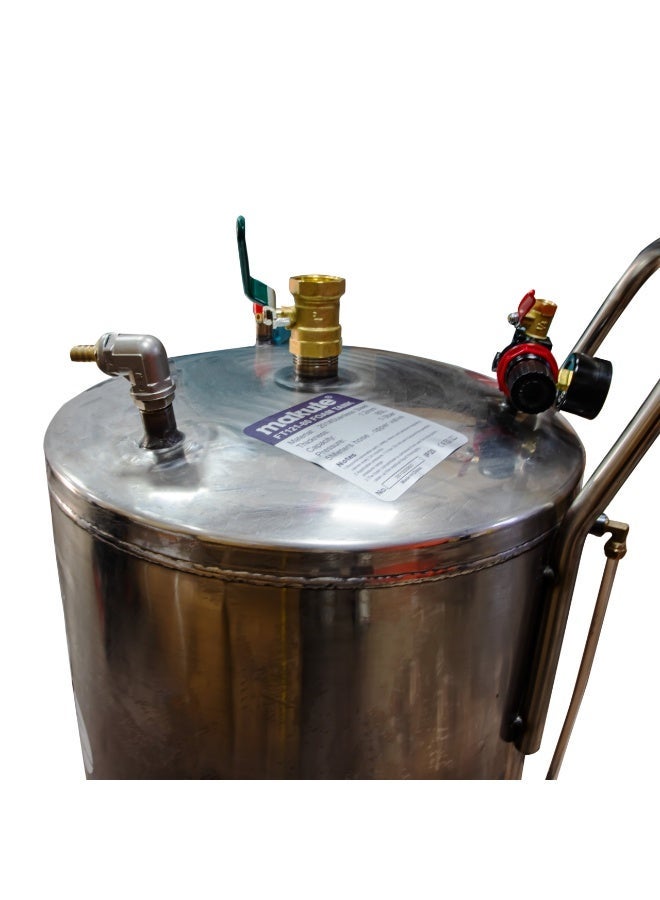 ماكيوت خزان إسفنجي من الفولاذ المقاوم للصدأ سعة 80 لتر، بخاخ ضغط عالي التحمل 1.2 ملم مع خرطوم 5 متر وصمام نحاسي لغسيل السيارات الاحترافي والتنظيف الصناعي - FT121-80 - Image 5