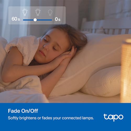 tapo TP-Link Tapo مفتاح ديمر ذكي KIT، متوافق مع Matter، زر ديمر لاسلكي، مخرجين مزدوجين، أقصى طاقة 300 واط، يعمل مع Apple Home وAlexa وGoogle Home، معتمد من ETL، واي فاي 2.4G، أبيض (Tapo P135 KIT) - Image 3