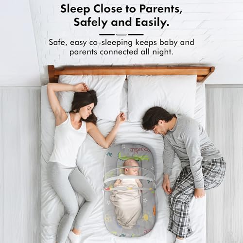 StarAndDaisy 3 in 1 Baby Mosquito net for Sleeping - Newborn, Infant Mosquito net for Baby/Soft and Comfortable Bed for 0-12 Months/Washable Cotton Design -Animal Print - Image 4