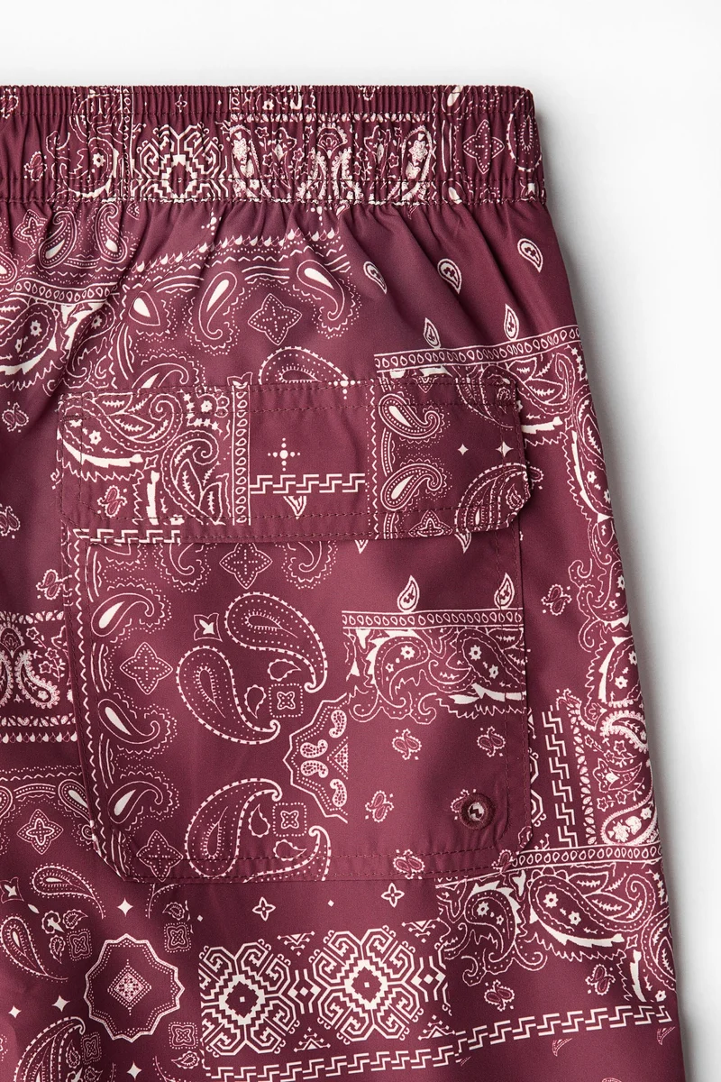 H&M  Patterned swim shorts for Men | Best Price UAE