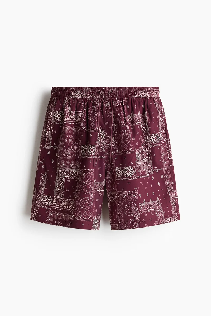 H&M  Patterned swim shorts for Men | Best Price UAE