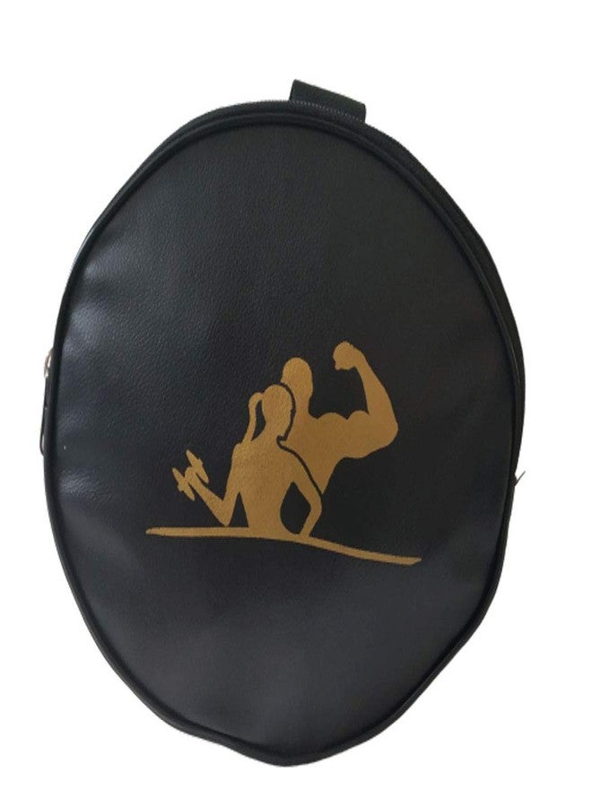 TEMPEST Leatherite Gym Bag Duffel Bag Printed Logo (Black) - Image 5